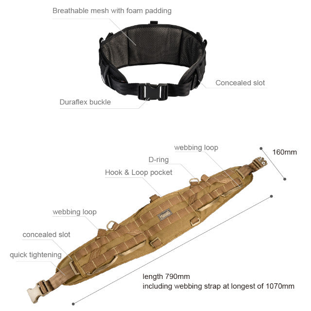 MAGFORCE IMBS Nomad Belt [MF-A7863] [2 colors] [IMBS Nomad Belt 500 denier]