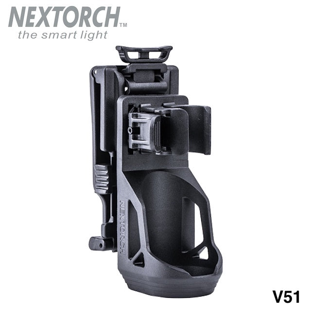 NEXTORCH V51 Flashlight Holder [Flashlight Holster] [Fits 25mm-32mm Camera Body Diameters]