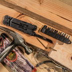 SOG（ソグ）POWERACCESS DELUXE BLACK マルチツール [ベルト対応ナイロンポーチ付]