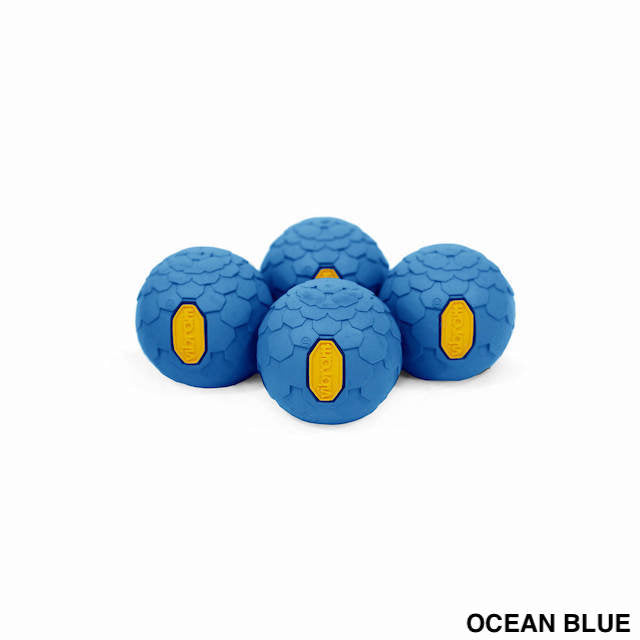 Helinox（ヘリノックス）Vibram Ball Feet ビブラムボールフィート 4個セット [グレー、オーシャンブルー] 【レターパックプラス対応】