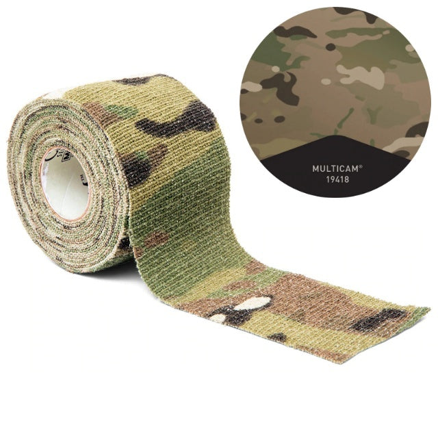 GEAR AID Camo Form Reusable Fabric Wrap [Self-adhesive/Stretchable Material] [Military Camo 4 Colors]