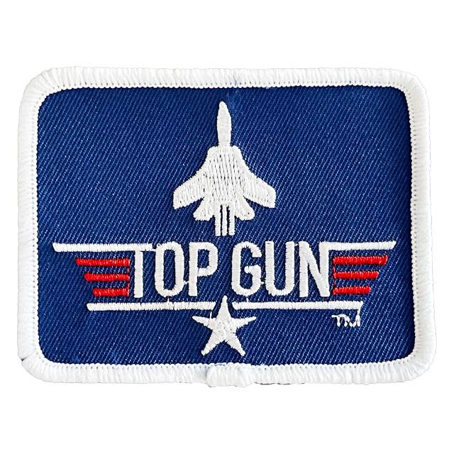 Military Patch EAGLE EMBLEMS TOP GUN Square [Letter Pack Plus compatible] [Letter Pack Light compatible]