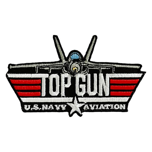 Military Patch EAGLE EMBLEMS TOP GUN F-18 logo [Letter Pack Plus compatible] [Letter Pack Light compatible]