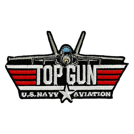 Military Patch（ミリタリーパッチ）EAGLE EMBLEMS（イーグルエンブレム）TOP GUN  F-18ロゴ【レターパックプラス対応】【レターパックライト対応】