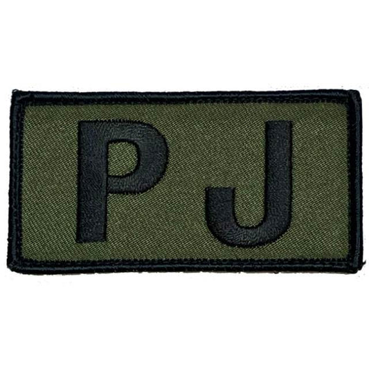 Military Patch PJ patch with subdude hook [Letter Pack Plus compatible] [Letter Pack Light compatible]
