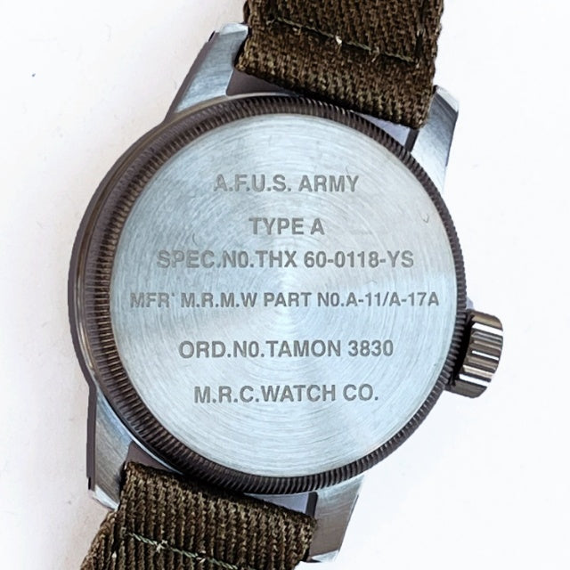 M.R.C. WATCH CO.（モントルロロイ）U.S.ARMY AIR FORCE TYPE A-17