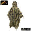 HELIKON-TEX LEAF GHILLIE PONCHO WOODLAND [Letter Pack Plus compatible]