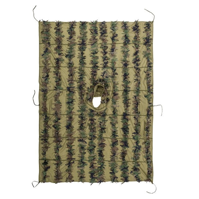 HELIKON-TEX LEAF GHILLIE PONCHO WOODLAND [Letter Pack Plus compatible]