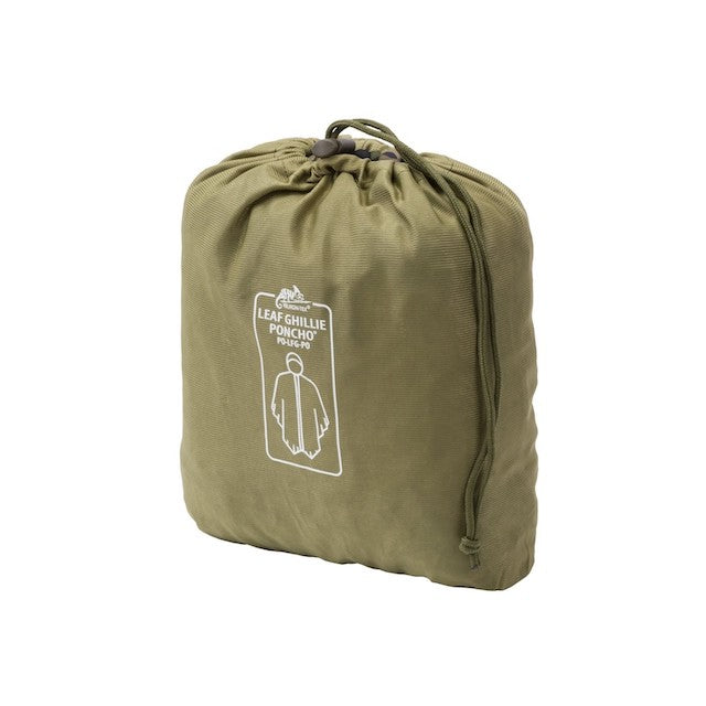 HELIKON-TEX LEAF GHILLIE PONCHO WOODLAND [Letter Pack Plus compatible]