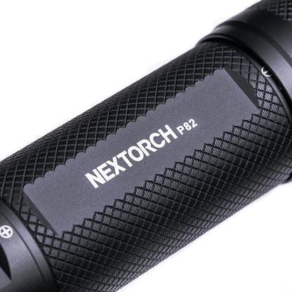 NEXTORCH P82 Flashlight [1200 lumens/1100m] [Rechargeable long-distance flashlight] [3-level dimming + strobe lighting]