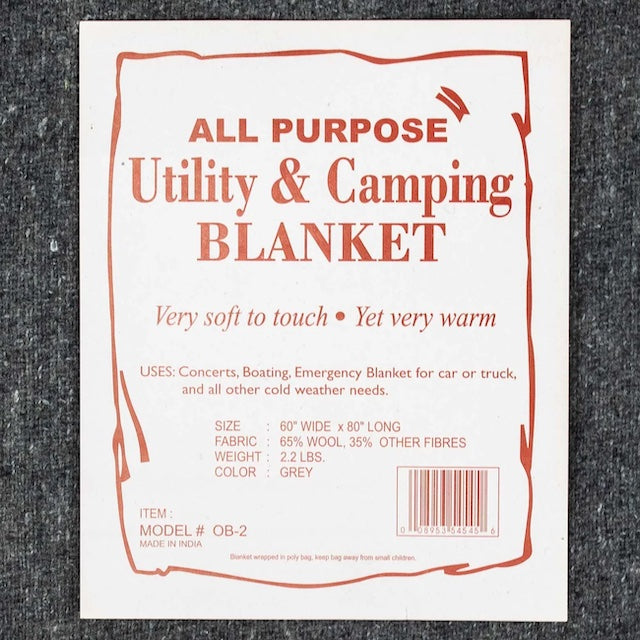 SWISS LINK Utility &amp; Camping Blanket [Wool Blanket] [GREY] [Utility &amp; Camping Blanket]