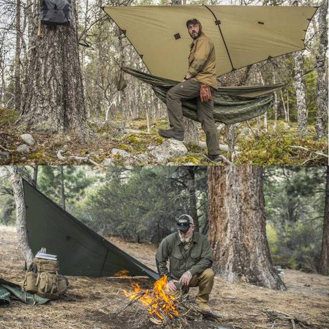 HELIKON-TEX SUPERTARP SMALL Combat Tarp [2 colors] [Bushcraft line] [Nakada Shoten] [Letter Pack Plus compatible]