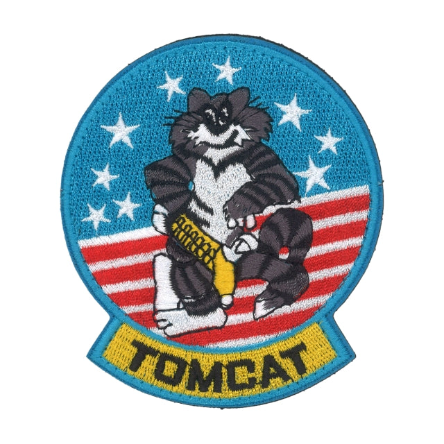 Military Patch F-14 fighter mascot patch [with hook] [Letter Pack Plus compatible] [Letter Pack Light compatible]