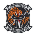 Military Patch（ミリタリーパッチ）VFA-86（第86戦闘攻撃飛行隊）「サイドワインダーズ」SQパッチ [フック付き]【レターパックプラス対応】【レターパックライト対応】