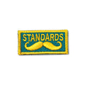 Military Patch（ミリタリーパッチ）STANDARD ヒゲ ミニパッチ  [フック付き][2色]【レターパックプラス対応】【レターパックライト対応】