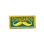 Military Patch（ミリタリーパッチ）STANDARD ヒゲ ミニパッチ  [フック付き][2色]【レターパックプラス対応】【レターパックライト対応】