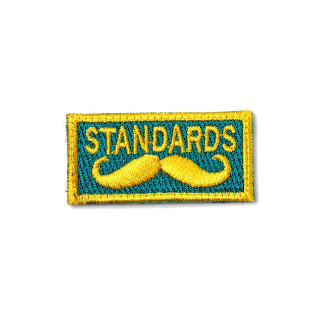 Military Patch（ミリタリーパッチ）STANDARD ヒゲ ミニパッチ  [フック付き][2色]【レターパックプラス対応】【レターパックライト対応】