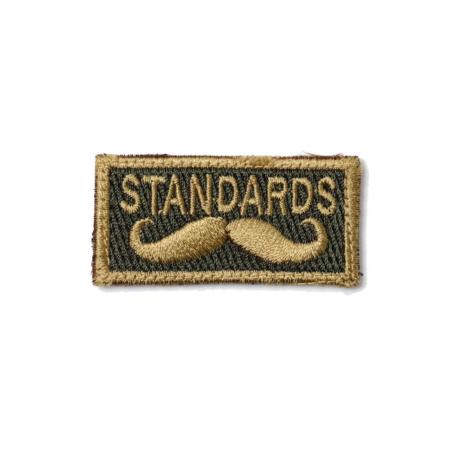 Military Patch STANDARD Beard Mini Patch [With hook] [2 colors] [Compatible with Letter Pack Plus] [Compatible with Letter Pack Light]