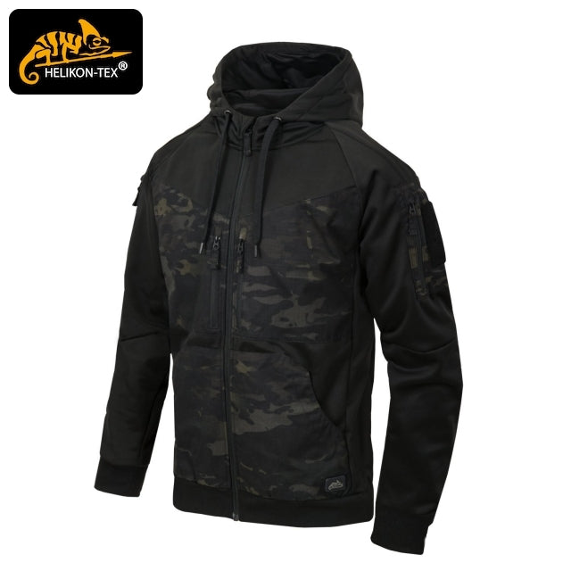 【クリアランスSALE】Helikon-Tex（ヘリコンテックス）ROGUE Hoodie ローグ フーディー [Black/MultiCam]【中田商店】