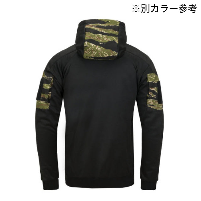 Helikon-Tex Rogue Hoodie ( FullZip) Black/ Desert Night Camo BL-RHF-PO Helikon-Tex Rogue Hoodie ( FullZip) Black/ Desert Night Camo BL-RHF-PO