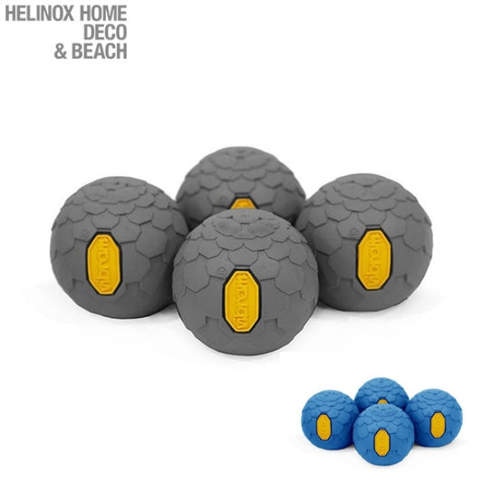 Helinox（ヘリノックス）Vibram Ball Feet ビブラムボールフィート 4個セット [グレー、オーシャンブルー]【レターパックプラス対応】