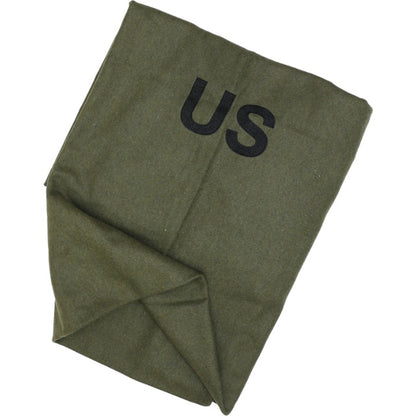 US (US military release product) wool blanket OD [US embroidery] [US Wool Blanket]