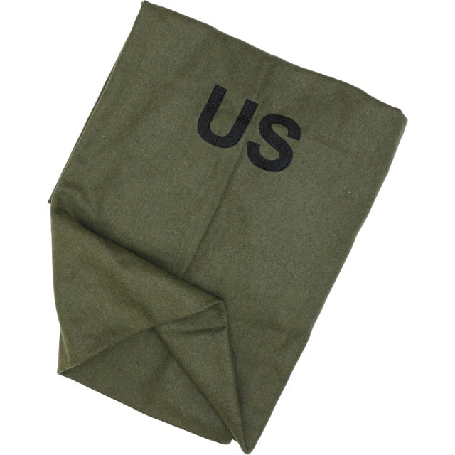 US（米軍放出品）ウールブランケット OD [US刺繍入り][US Wool Blanket]