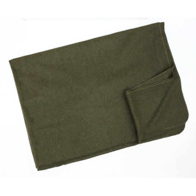 US（米軍放出品）ウールブランケット OD [US刺繍入り][US Wool Blanket 