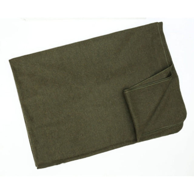US（米軍放出品）ウールブランケット OD [US刺繍入り][US Wool Blanket]