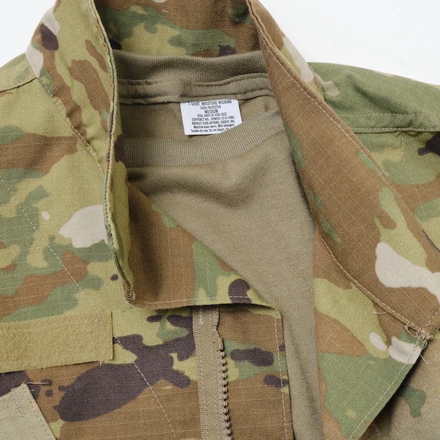 US（米軍放出品）ショートスリーブ Tシャツ TAN499  [ポリエステル100][Made in USA]【レターパックプラス対応】