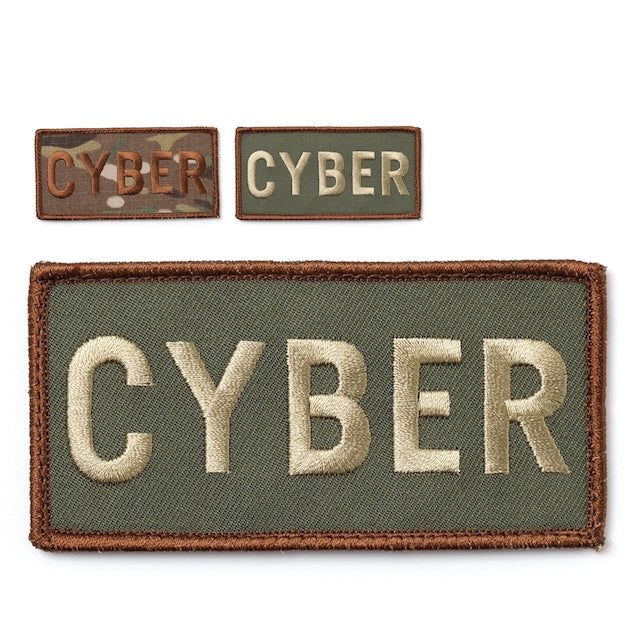 Military Patch CYBER Patch [2 colors] [With hook] [Compatible with Letter Pack Plus] [Compatible with Letter Pack Light]