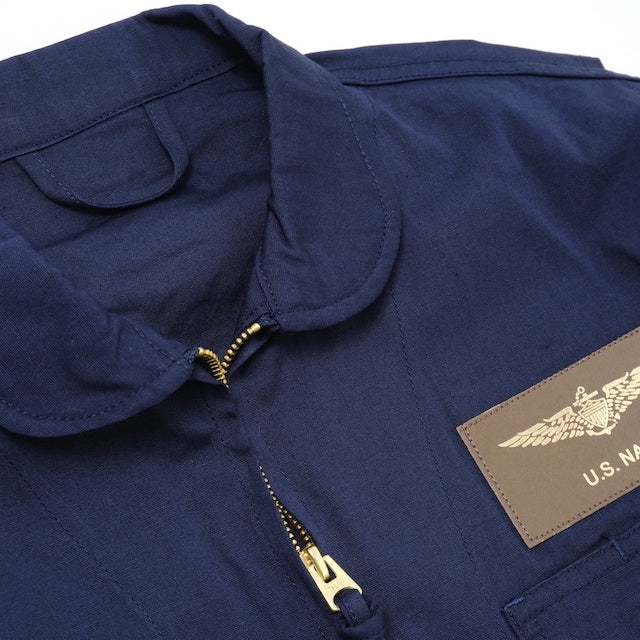 SESSLER（セスラー）TYPE AN-J2 ウイングパッチ付き [ネイビー][ワッペン付]【中田商店】