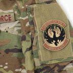 Military Patch（ミリタリーパッチ）964th AACS FORGED IN FIRE パッチ [2種][フルカラー][OCP] [フック付き]【レターパックプラス対応】【レターパックライト対応】
