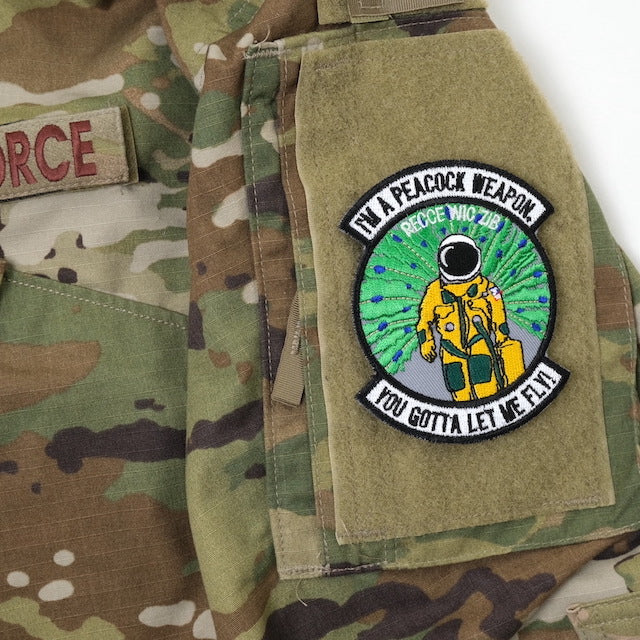 Military Patch（ミリタリーパッチ）5TH RS RECCE WIC 21B パッチ [フック付き]【レターパックプラス対応】【レターパックライト対応】