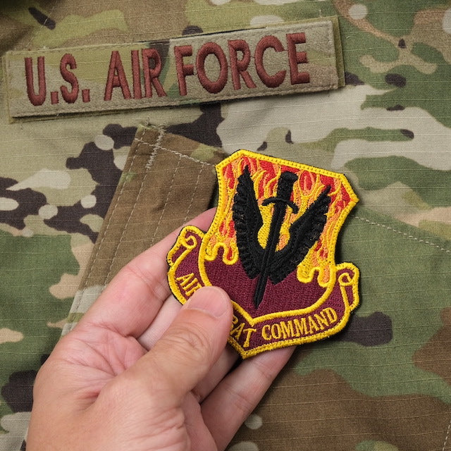 Military Patch（ミリタリーパッチ）964TH AIR COMBAT COMMAND パッチ [フック付き]【レターパックプラス対応】【レターパックライト対応】