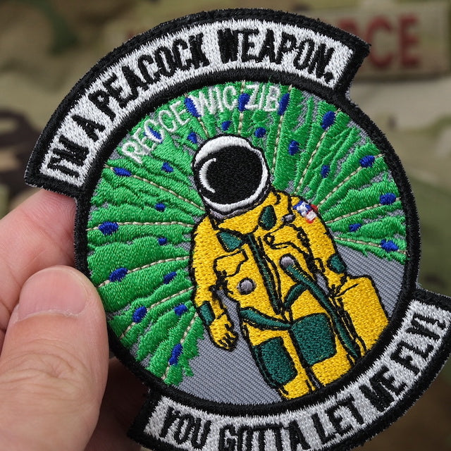 Military Patch（ミリタリーパッチ）5TH RS RECCE WIC 21B パッチ [フック付き]【レターパックプラス対応】【レターパックライト対応】