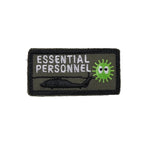 Military Patch ESSENTIAL PERSONNEL Mini Patch [2 colors] [With hook] [Letter Pack Plus compatible] [Letter Pack Light compatible]