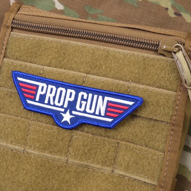 Military Patch（ミリタリーパッチ）PROP GUN フルカラー [フック付き]【レターパックプラス対応】【レターパックライト対応】