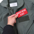 Military Patch REMOVE BEFORE FLIGHT Name Size Patch 5 x 10cm [2 colors] [With hook] [Letter Pack Plus compatible] [Letter Pack Light compatible]