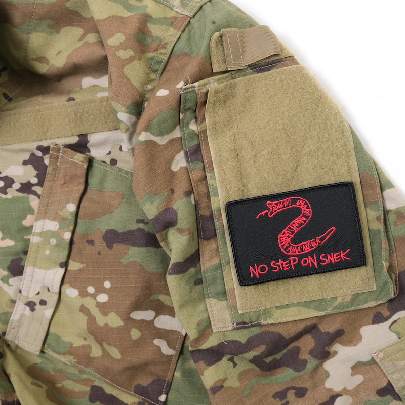 Military Patch NO STEP ON SNEK patch [4 colors] [With hook] [Compatible with Letter Pack Plus] [Compatible with Letter Pack Light]