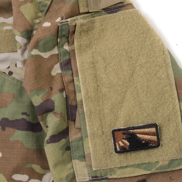 Military Patch GODZILLA &amp; Asahi Mini Patch [4 colors] [With hook] [Letter Pack Plus compatible] [Letter Pack Light compatible]