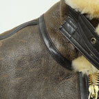 MORGAN MEMPHIS BELLE（モーガン メンフィスベル）Type B-3 2POCKETS TYPE [ANTIQUE BROWN] SHEEP SKIN/羊毛皮(ムートン)