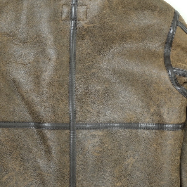MORGAN MEMPHIS BELLE（モーガン メンフィスベル）Type B-3 2POCKETS TYPE [ANTIQUE BROWN] SHEEP SKIN/羊毛皮(ムートン)
