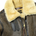 MORGAN MEMPHIS BELLE（モーガン メンフィスベル）Type B-3 2POCKETS TYPE [ANTIQUE BROWN] SHEEP SKIN/羊毛皮(ムートン)