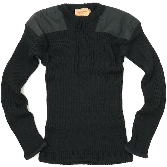 KEMPTON（ケンプトン）Woolly Pully WWII レプリカ クルーネックセーター [BLACK]