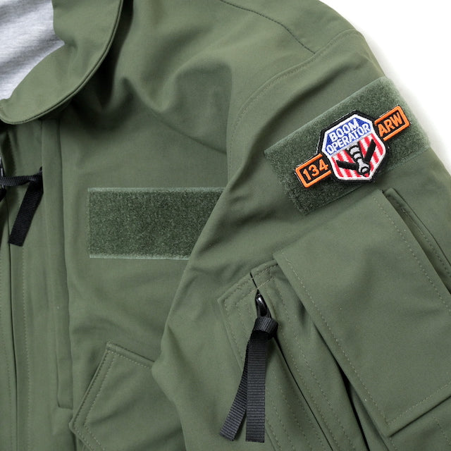 Military Patch（ミリタリーパッチ）BOOM OPERATOR ミニパッチ 134 ARW [フック付き]【レターパックプラス対応】【レターパックライト対応】
