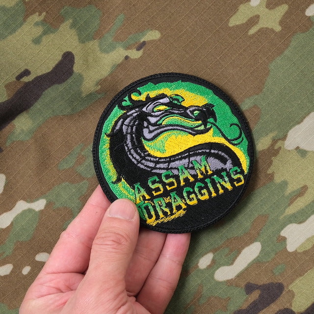 Military Patch ASSAM DARGGINS 25TH patch [with hook] [Letter Pack Plus compatible] [Letter Pack Light compatible]