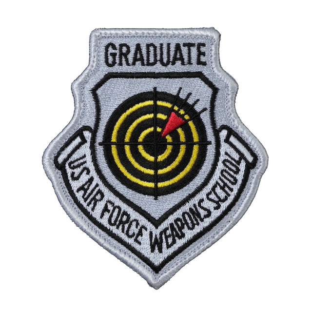 Military Patch（ミリタリーパッチ）GRADUATE USAF FIGHTER WEAPONS SCHOOL パッチ [3色][フック付き]【レターパックプラス対応】【レターパックライト対応】