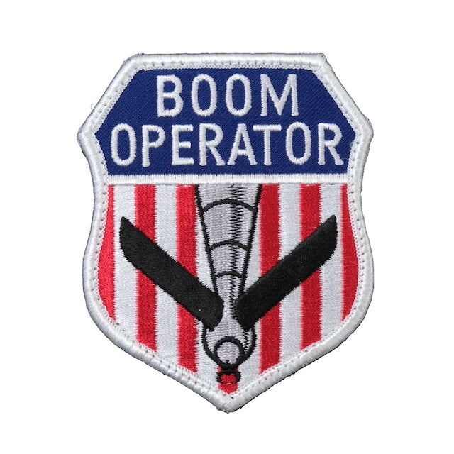 Military Patch（ミリタリーパッチ）BOOM OPERATOR KC-135 [2色][フック付き]【レターパックプラス対応】【レターパックライト対応】