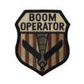 Military Patch BOOM OPERATOR KC-135 [2 colors] [With hook] [Letter Pack Plus compatible] [Letter Pack Light compatible]